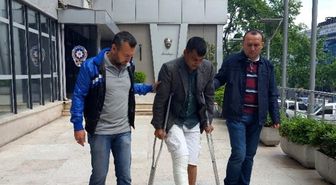 Telefon Dolandırıcısı Tellak Kaçarken Ayağını Kırdı