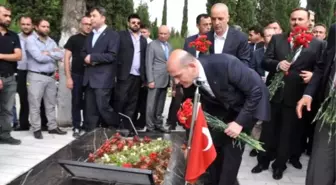 Bakan Soylu, Soma Faciasının Yıldönümünde Maden Şehitliğini Ziyaret Etti