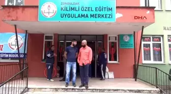 Zonguldak Üniversitelilerden Engelli Öğrencilere Hediye