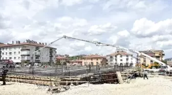 Başak Merkez Camii'nin Temeli Dualarla Atıldı