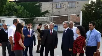 Vali Büyük, Okul ve Okul İnşaatlarını Denetledi