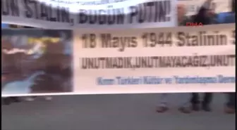 Kırım Tatar Sürgününün 72. Yılında Rus Başkonsolosluğu'na Siyah Çelenk...