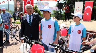 78 Öğrenciye Bisiklet Törenle Dağıtıldı