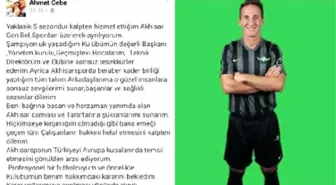 Akhisar Belediyespor Ahmet Cebe ile Yollarını Ayırdı