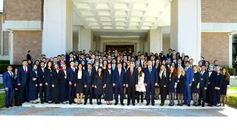 Başbakan Davutoğlu Gençleri Kabul Etti