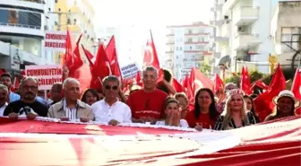 Mezitli'de Coşkulu 19 Mayıs Yürüyüşü