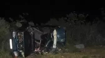 Otomobil Şarampole Yuvarlandı: 1 Ölü, 2 Yaralı