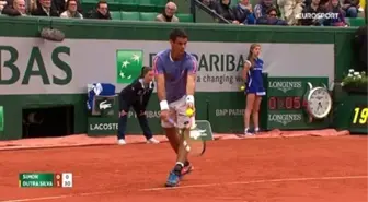 Roland Garros: Simon - Dutra Silva (Özet)