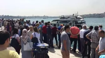 Üsküdar'da Denize Düşen Kızı Vatandaşlar Kurtardı