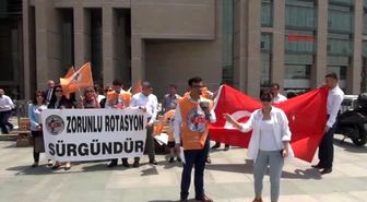 Adliye Personelinden Rotasyon Eylemi