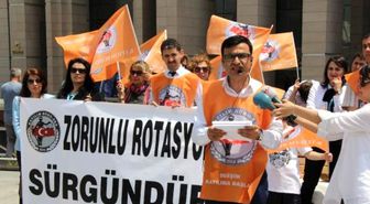 Adliye Personelindenden 'Rotasyon' Eylemi