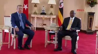 Cumhurbaşkanı Erdoğan, Ugandalı Mevkidaşı Yoweri Museveni ile Görüştü