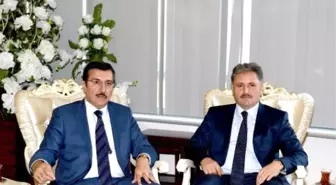 Gümrük ve Ticaret Bakanı Tüfenkci, Başkan Çakır'ı Ziyaret Etti