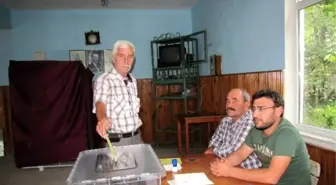 Hisarcık'ta 2 Köy ve 1 Mahallede Muhtarlık Seçimi Yapıldı