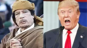Trump: Kaddafi'den Para Kazanan Tek Kişiyim