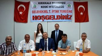 Kırıkkale'de Belediye Personeli İftarda Buluştu