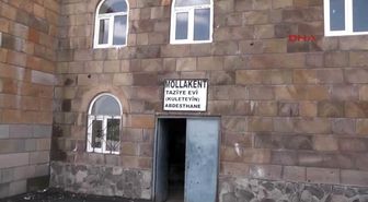 Muş Mollakent Köylüleri Abdesti Kulleteynde Alıyor
