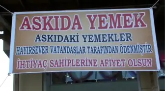 Kilis'te 'Askıda Yemek' Uygulaması Başlatıldı