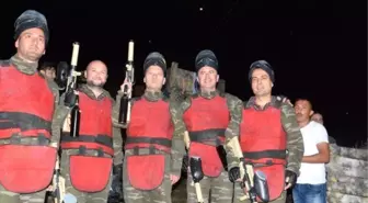 Protokol ve Stk Sahura Kadar Paintball Savaşı Yaptı