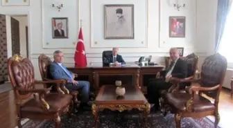 Düzeltme) Teski Genel Müdürü Başa ve Karakaya'dan Vali Ceylan'a Ziyaret