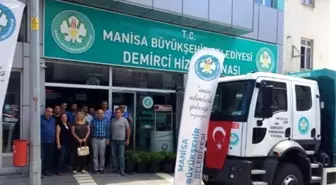 Büyükşehir Demirci'de İncelemelerde Bulundu