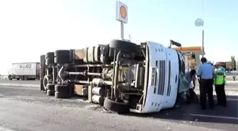 Konya'da Trafik Kazası: 2 Yaralı