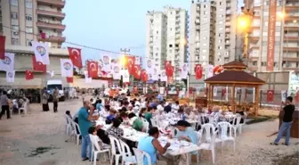 Mezitli Belediyesi'den Davultepe'de İftar Yemeği