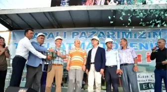 Ereğli'de Kapalı Pazar Yerinin Temeli Atıldı