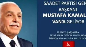 Sp Genel Başkanı Kamalak Van'a Geliyor