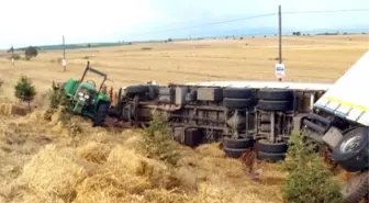 Bandırma Yolundaki TIR Traktöre Arkadan Çarptı: 2 Ölü, 4 Yaralı