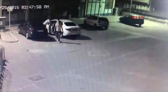 Zonguldak Otoparkta Kar Maskeli Cinayet Güvenlik Kamerasında