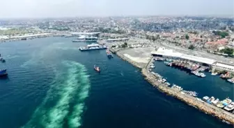 İdo Yenikapı İskelesi'ndeki Yoğunluk Havadan Görüntülendi