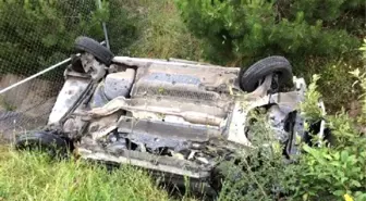 Tem'de Otomobil Takla Attı: 1'i Bebek, 3 Yaralı