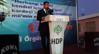 Hdp Eş Genel Başkanı Demirtaş, Siirt'te İftara Katıldı