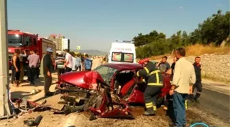 Soma'da Anne ile Oğlu Ayıran Kaza: 1 Ölü, 1 Yaralı