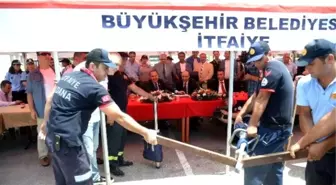 İtfaiyede Tatbikatlı Bayramlaşma