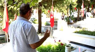 Şehit Yakınları Bayram Arefesinde Şehitliğe Koştu