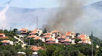 Çeşme'deki Yangın, Yazlıkçıları Korkuttu