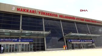 Hakkari Valisi Toprak, Yüksekova Havaalanı'nda İncelemelerde Bulundu