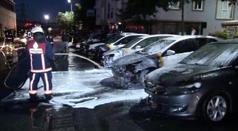 Kağıthane'de 17 Otomobil Kundaklandı