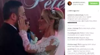 Petek Dinçöz, Evlilik Yıl Dönümünü Kutladı