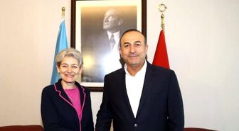Dışişleri Bakanı Çavuşoğlu, Unesco Genel Direktörü Bokova'yı Kabul Etti