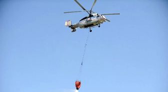 Helikopterli Orman Yangını Tatbikatı Gerçeğini Aratmadı