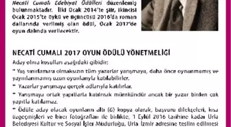 Necati Cumali Edebiyat Ödülü, Bu Yıl 'Oyun' Dalında Verilecek