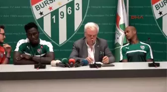 Bursaspor'da Del Valle ile Sane İmzaladı