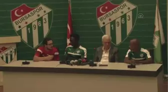 Bursaspor'un Yeni Transferleri Sözleşme İmzaladı