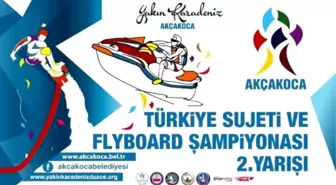 Su Jeti ve Flyboard Şampiyonası Akçakoca'da Yapılıyor