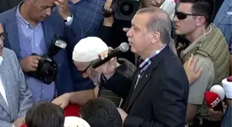 Demokrasi Şehitlerini Uğurlayan Erdoğan: Bu Hafta Meydanlardan Ayrılmayacağız