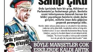 Erzurum'da Askeri Darbelere 'Manşet'Li Gönderme...
