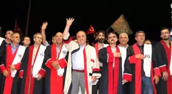 Gaziantep Üniversitesi Senatosu Demokrasi Nöbeti İçin Demokrasi Meydanı'na Gitti